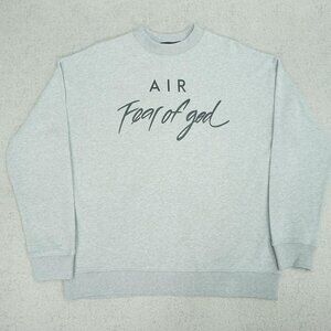Fear of God Air Light Grey Crewneck Sweatshirt